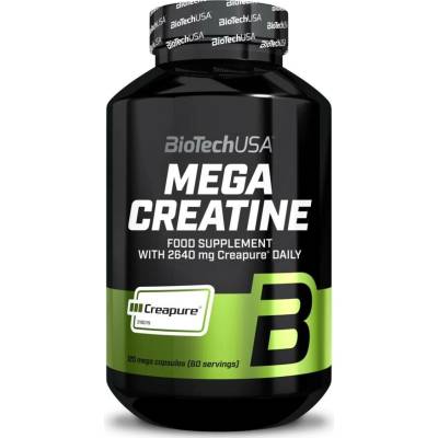 BioTech USA Mega Creatine 120 kapslí