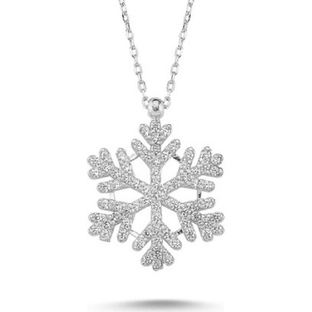 Olivie Strieborná retiazka snehová vločka 1381