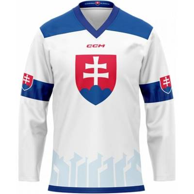CCM Hockey Slovakia fan dres Bílý