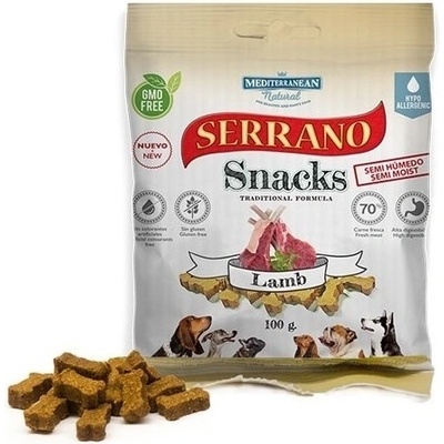 Serrano Snack Meditky tréninkové kostičky jehněčí 25 ks 85 g
