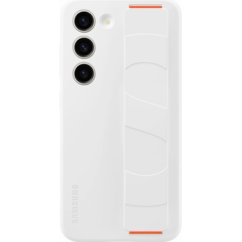 Image 1 of Samsung Galaxy S23 Silicone Grip case white (EF-GS911TWEGWW)