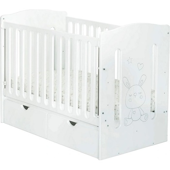 Дейзи Н Бебешка кошара от МДФ Krista/Telma - боядисана решетка с фиксирани ламели