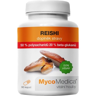 MycoMedica Reishi 50% polysacharidů 90 želatinových kapslí