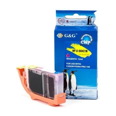 Compatible ГЛАВА ЗА CANON PIXMA PRO 100 - Magenta - ink tank - WITH CHIP / С ЧИП - /42/ - CLI-42M (CLI42M) - 6386B001 - PN NC-C-0042M/C - G&G (NC-C-0042M)