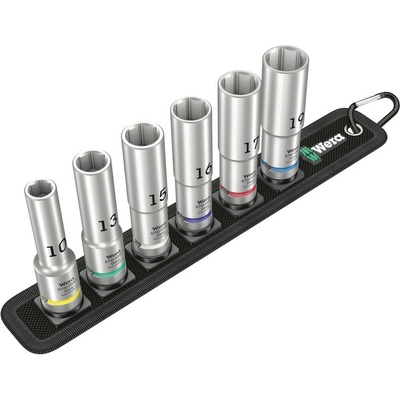 WERA Sada predĺžených nástrčných kľúčov Belt C Deep 1 1/2", 6 dielna