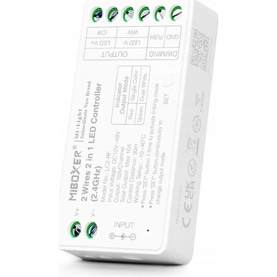 MiBoxer Ovladač LC2-RF pro LED pásky Stmívatelný (+-) 2-pin
