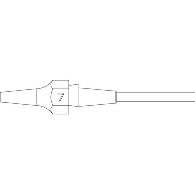 Weller XDSL 7 SAUGDÜSE Ø1,2XØ2,7 L=16,5MM VERP. sací tryska 1 ks