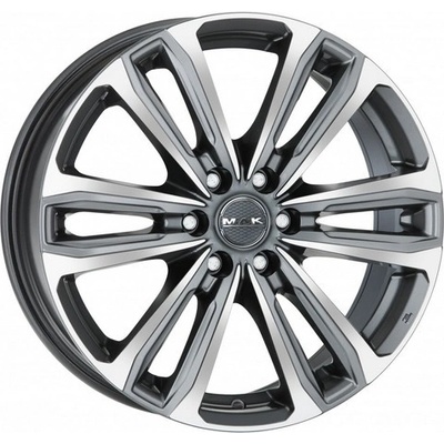 MAK Safari 6,5x17 6x120 ET50 gunmetal mirror