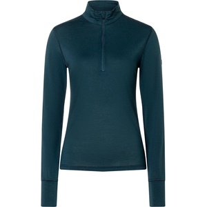super. natural Дамско мериносово термобельо super. natural Women's Tundra 175 Quarter Zip Longsleeve - Blueberry - размер XXL (114-2946-0116)