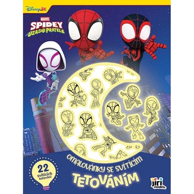 Omalovánky se svítícím tetováním Spidey Jiří Models