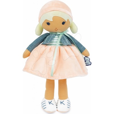 Kaloo pro miminka Chloe K Doll Tendresse 32 cm v riflovém kabátku z jemného textilu