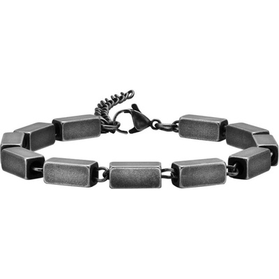 Daniel Dawson ocelový náramek Valerio chirurgická ocel NR2157-BR-1842GR Šedá