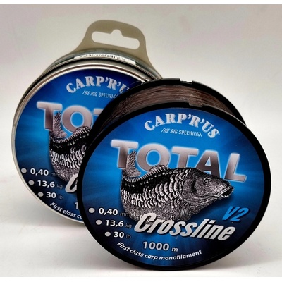 Carp ´R´ Us Total Crossline V2 Brown 1000 m 0,4 mm 13,6 kg