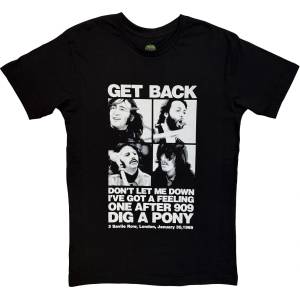 The Beatles 3 Savile Row Black M Риза (BEATTEE426MB02)