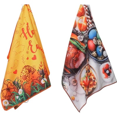 Великденски комплект кухненски кърпи 2 броя