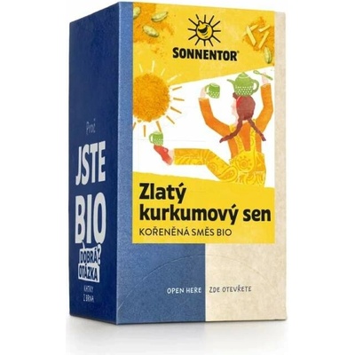 Sonnentor zlatý kurkumový sen bio 36 g balení 6 ks
