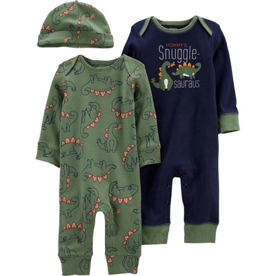 Carter's Set 3dielny overal na cvoky bez nožičiek 2ks čiapka Cars chlapec LBB