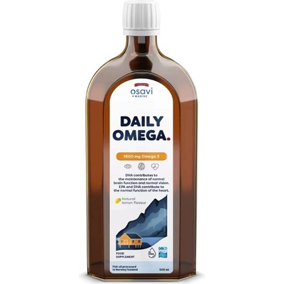 Osavi Daily Omega, 1600 mg, лимон, 500 ml, Osavi