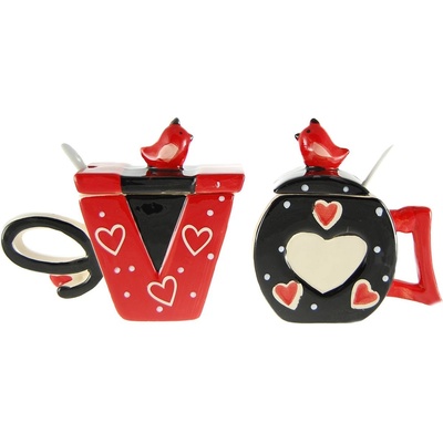 Комплект керамични чаши love (gm-43655)