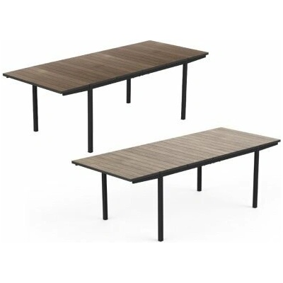 Keter Porto 160-240 rozkládací ashwood / grafit 270946 – Zbozi.Blesk.cz