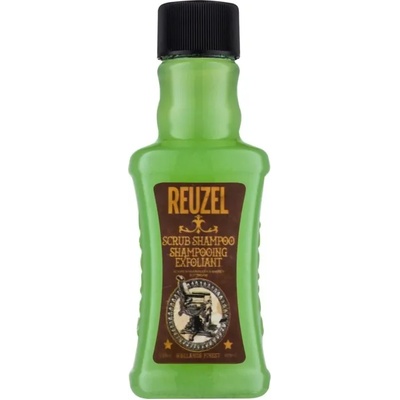 Reuzel Scrub Shampoo дълбоко почистващ ексфолиращ шампоан за коса Man 100 мл