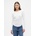 GAP Тениска с гофрирана шарка GAP GAP | Byal | ЖЕНИ | S