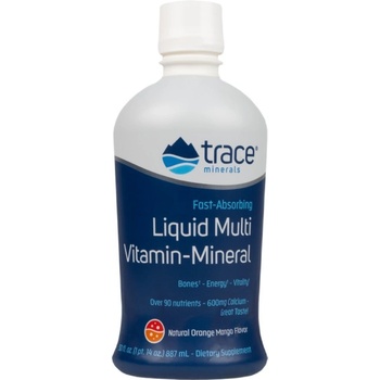 Image 1 of Trace Minerals Liquid Multi Vitamin-Mineral [887 мл] Портокал-Манго
