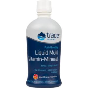 Trace Minerals Liquid Multi Vitamin-Mineral [887 мл] Портокал-Манго