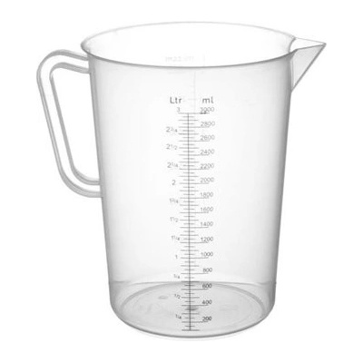 Hendi 567401 Odměrka z polyethylenu se stupnicí 3 l