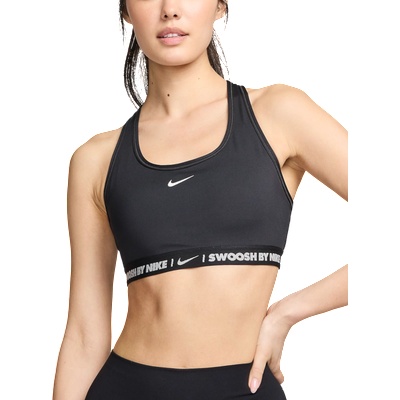 Nike Сутиен Nike W NK SWSH MED SPT BRA GLS Черен Velikost M