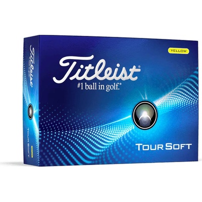 Titleist Tour Soft 2024 žlté 3 ks