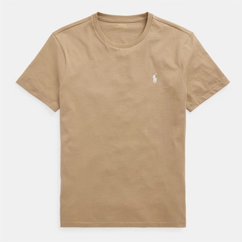 Ralph Lauren Тениска Polo Ralph Lauren Men's Regular Fit Custom T-Shirt - Café Tan
