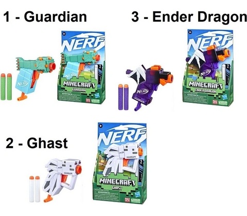 Minecraft Hasbro Nerf MsGhast