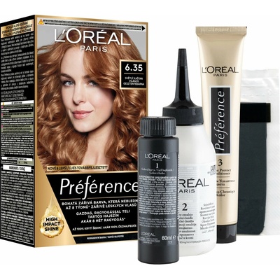 L'Oréal Préférence Recital P 635 A3 svetlý gaštan