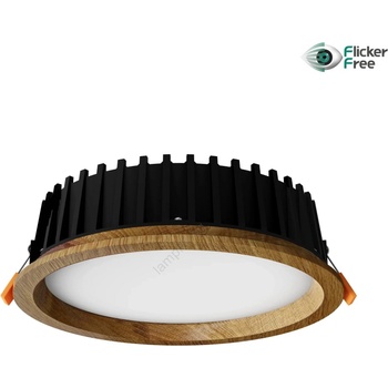 APLED - LED Лампа RONDO WOODLINE LED/12W/230V 4000K Ø 20 см дъб масивнo дървo (AP0175)