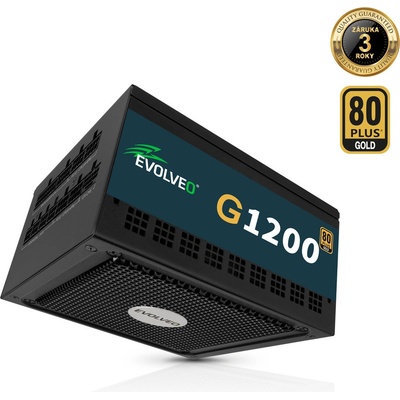 Evolveo G1200 80+ Gold 1200W G1200-BK