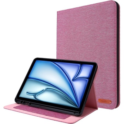 Vsechnonamobil 106027 FABRIC Zavírací kryt pro Apple iPad Air 11 2026 / 2025 / 2024 růžový