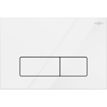 Mexen Fenix 13 бутон за промиване Slim, бял лъскав - 601300 (601300)