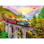 Ravensburger - Puzzle Train ride in autumn - 1 500 piese
