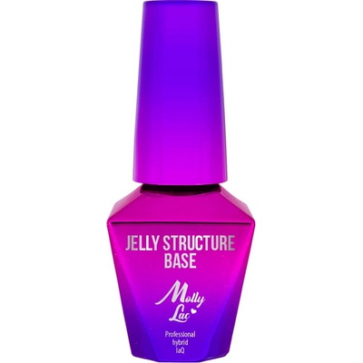 Molly Lac Hybridná báza Jelly Structure Clear Pink 10 ml