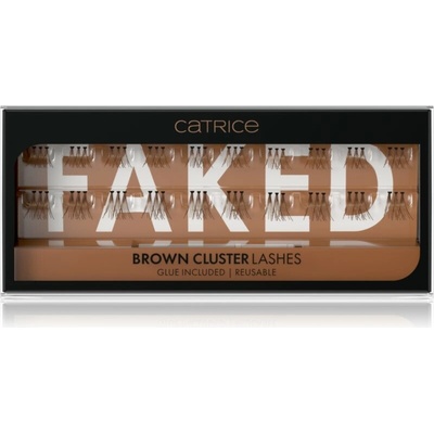 Catrice Faked umelé mihalnice s lepidlom Brown Cluster 20 ks