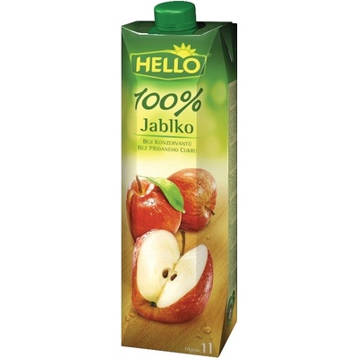 Hello jablko 100% 1l