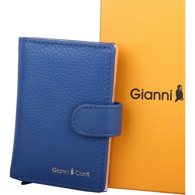 Gianni Conti pouzdro na platební karty či doklady modré