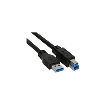 InLine 35310 USB кабел 1 м USB A USB B Черен (35310)