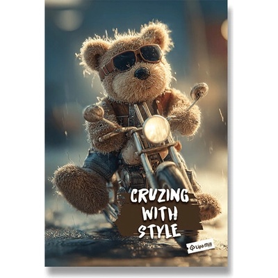 Mar Mar Školní sešit Premium Teddy Bear 2026 A4 linkovavý
