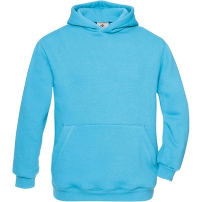 B&C dětská mikina s kapucí WK681 Very Turquoise