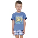 Dětské pyžamo Chill out modré