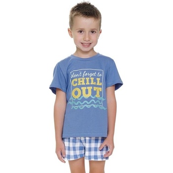 Dětské pyžamo Chill out modré