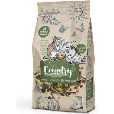 COUNTRY Chinchilla & Degu, Muesli for cool South American rodents - пълноценна храна за чинчила и дегу 0, 850 кг, Холандия - 652723