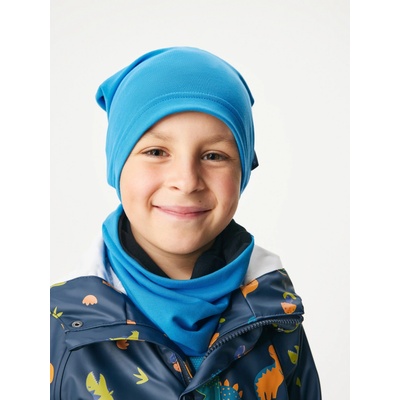 unuo Dětská čepice z teplákoviny Basic Modrá – Hledejceny.cz